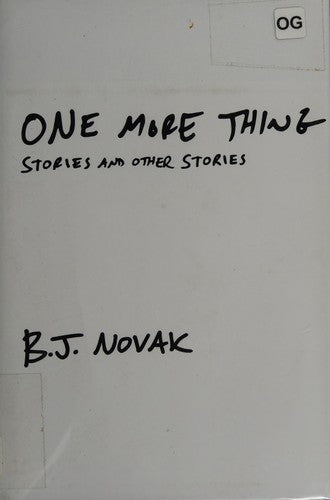 B. J. Novak - One More Thing